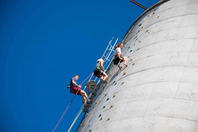 Tag der offenen Tür Kletterturm