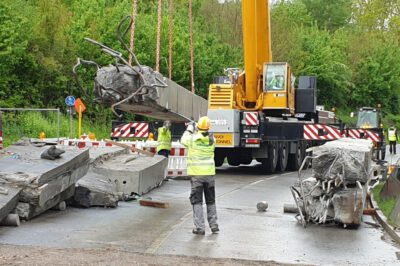 Rückbau Brücke Stockacher Aach