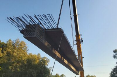 Brückenfertigteil Stockacher Aach