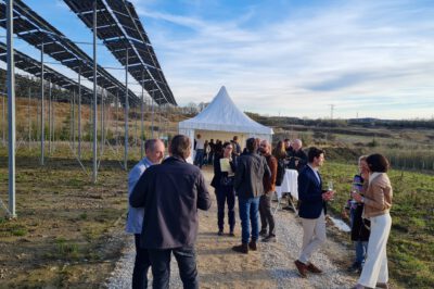 Forst-Photovoltaik Einweihung