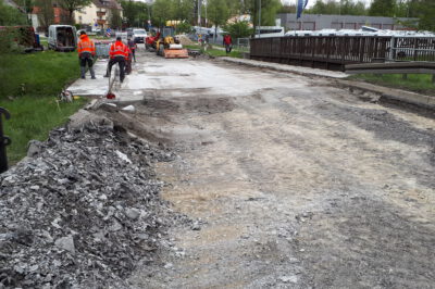 Rückbau Brücke Stockacher Aach