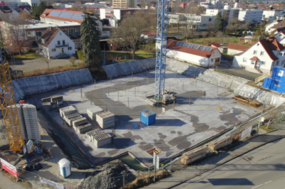 Baustelle Mehrfamilienhaus Frommern