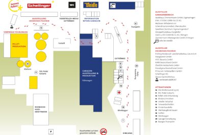 Lageplan Tag der offenen Tür