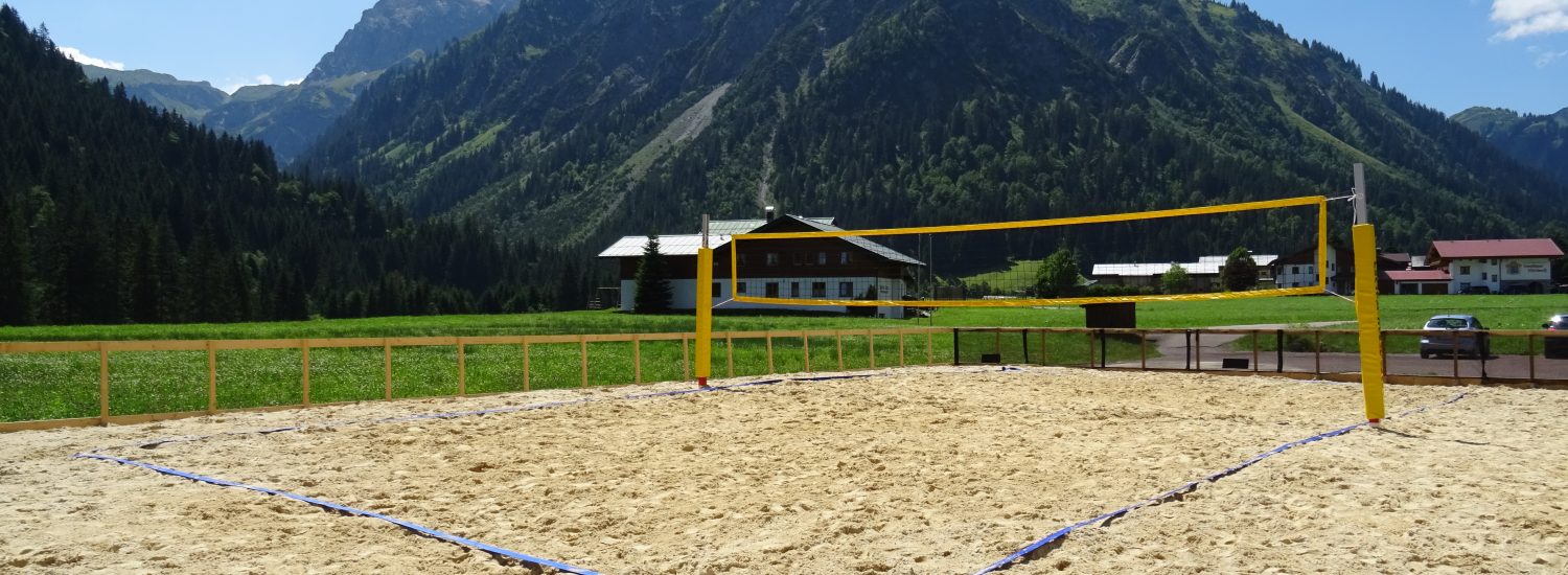 Beachvolleyballanlage Mittelberg Kleinwalsertal